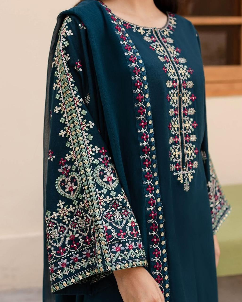 Adaab lawn 3PC – Elegance in Every Thread - Image 3