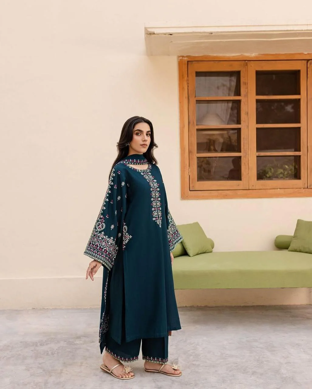 Adaab lawn 3PC – Elegance in Every Thread - Image 6