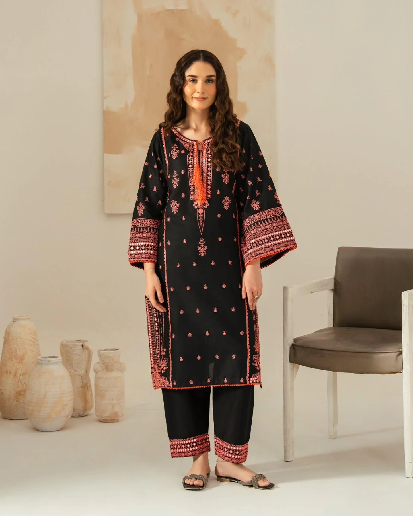 AJAL EMBROIDED 3PC - Image 7