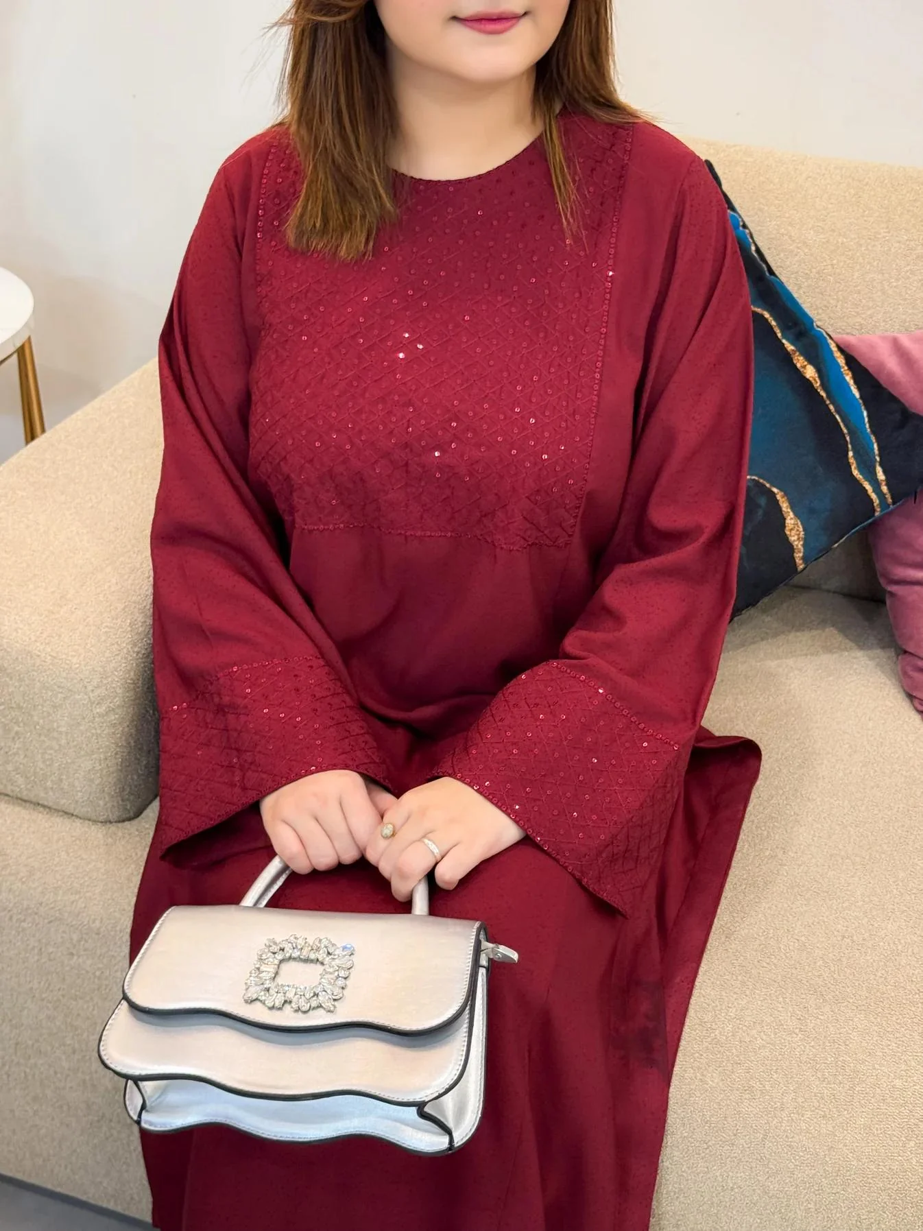 ANGEL MEHROON SET - Image 6