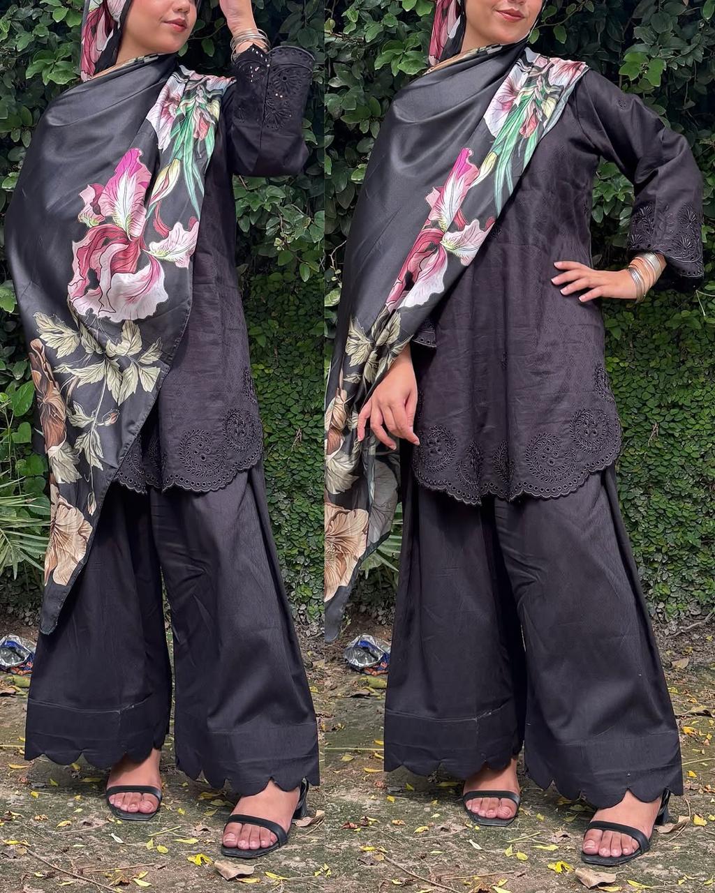 BATOOL 3PC ( FARSHI SHALWAR) - Image 2