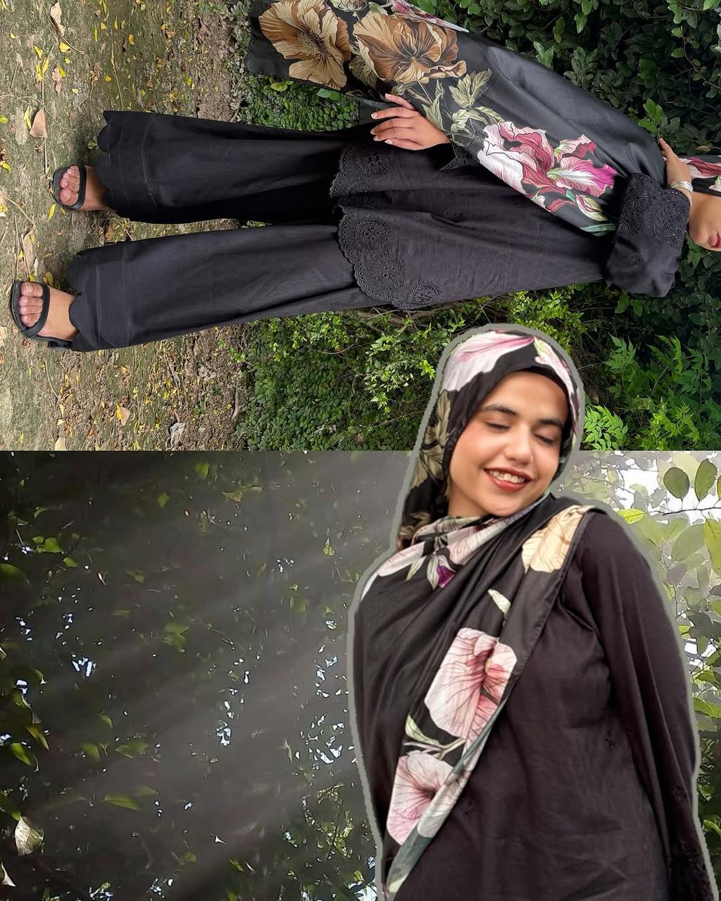 BATOOL 3PC ( FARSHI SHALWAR) - Image 3