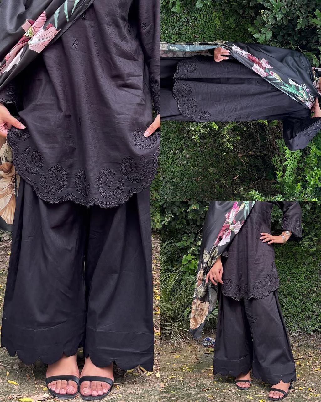 BATOOL 3PC ( FARSHI SHALWAR) - Image 4