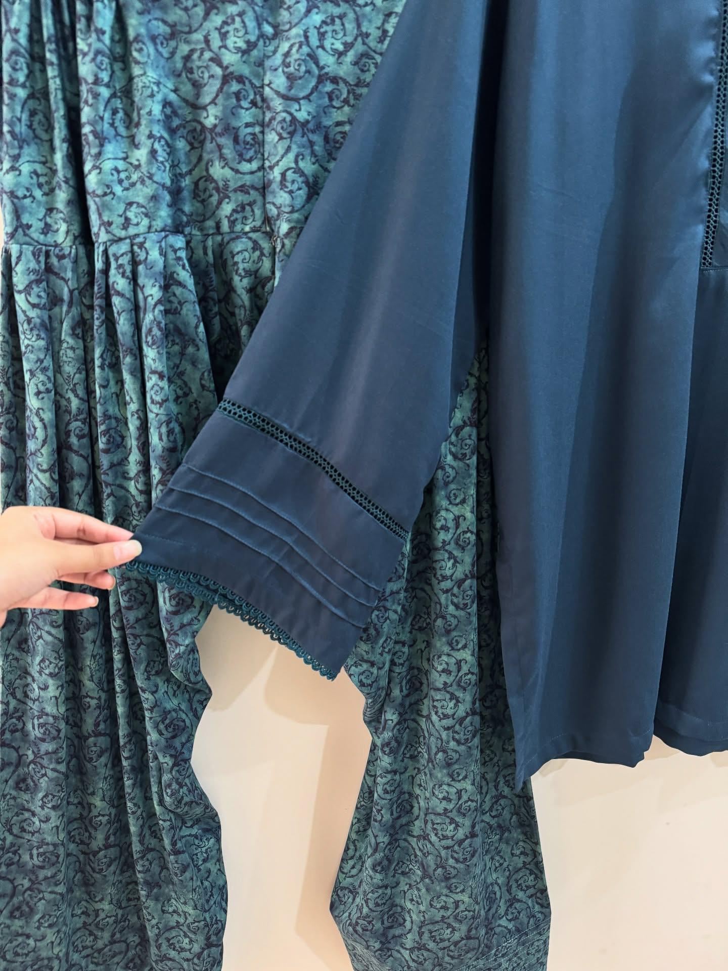 BLUE SET ( FARSHI SHALWAR ) - Image 4