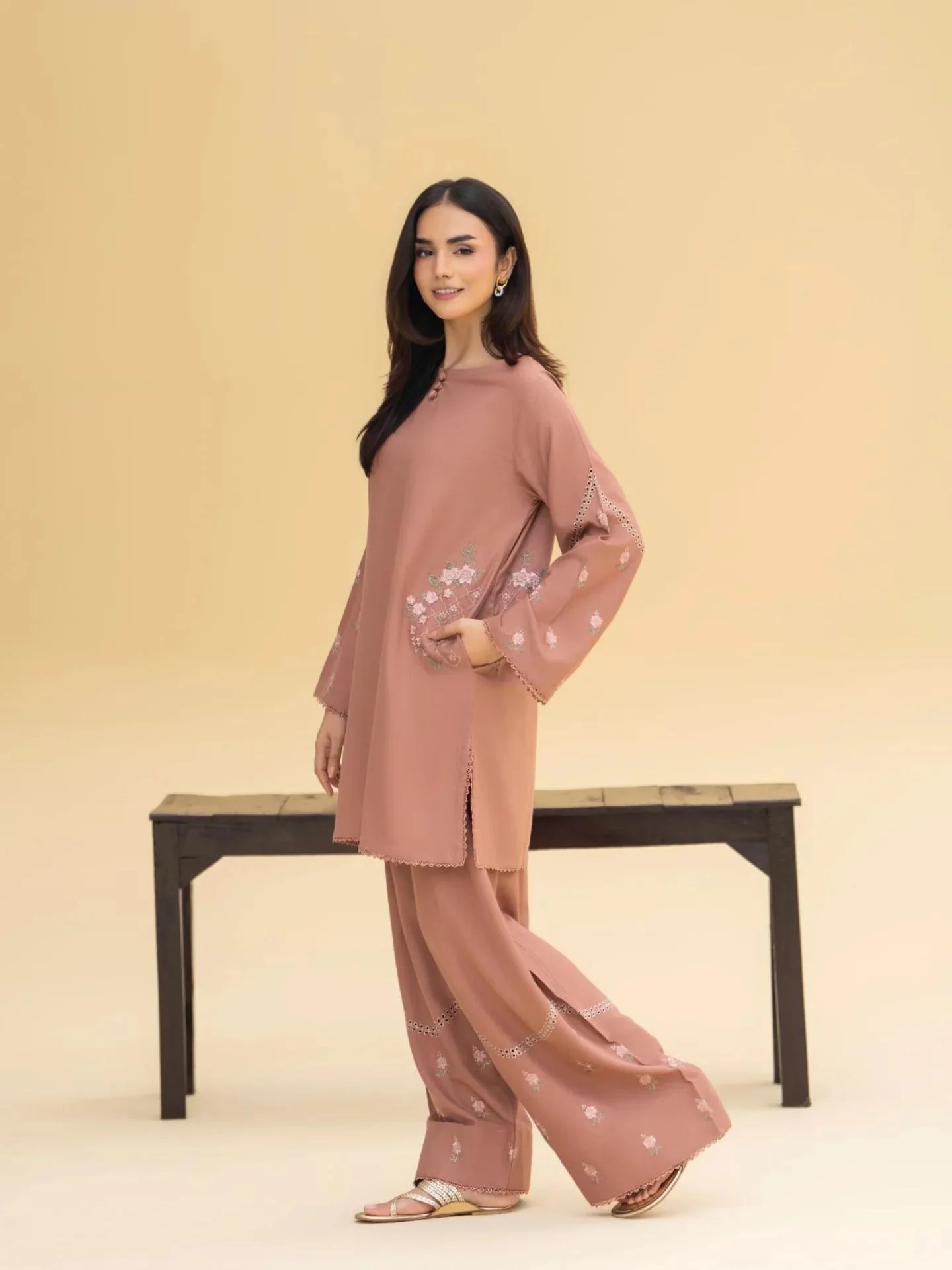 ESHAL POCKET SET(FARSHI SHALWAR ) - Image 3