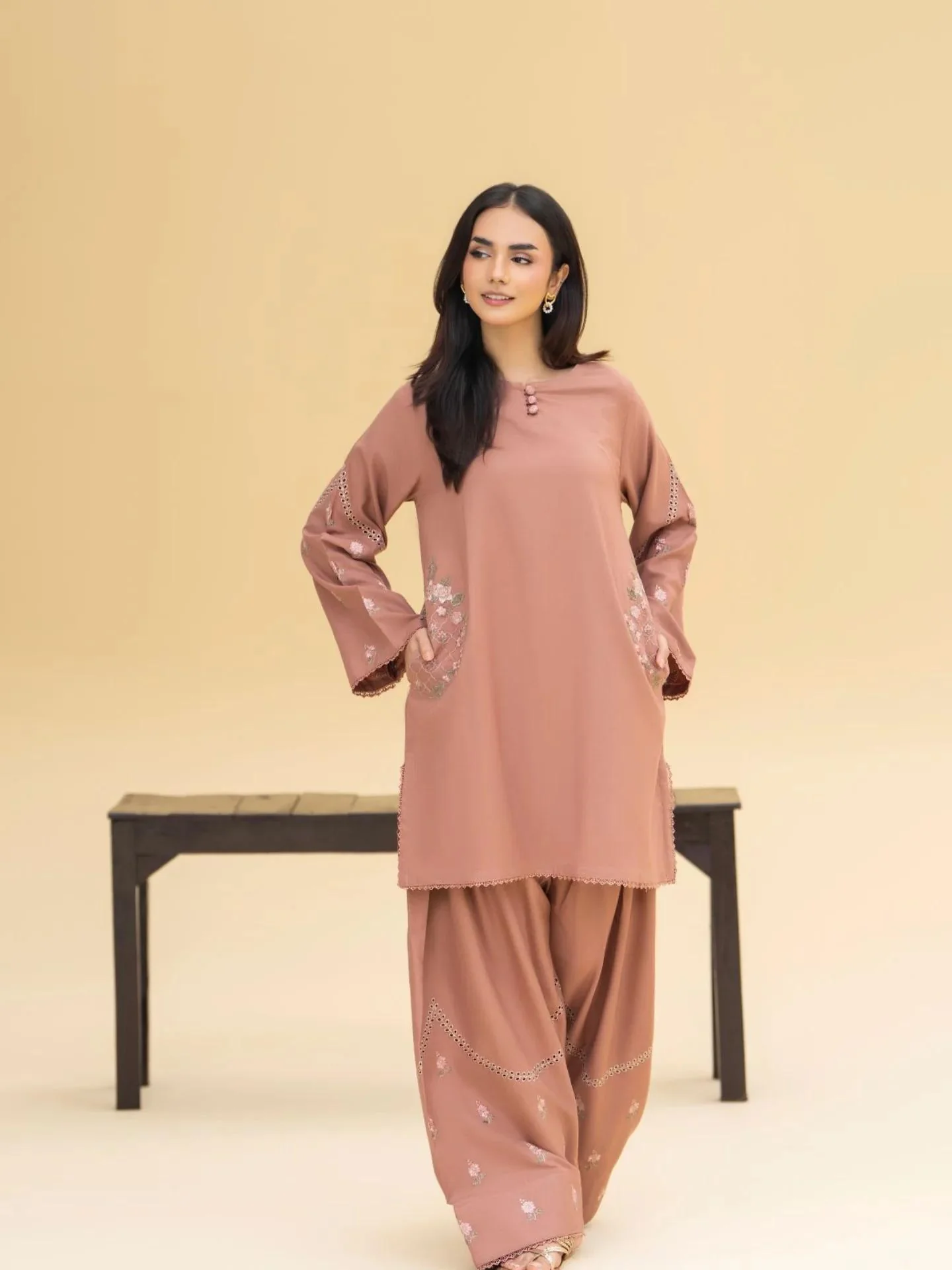 ESHAL POCKET SET(FARSHI SHALWAR ) - Image 5