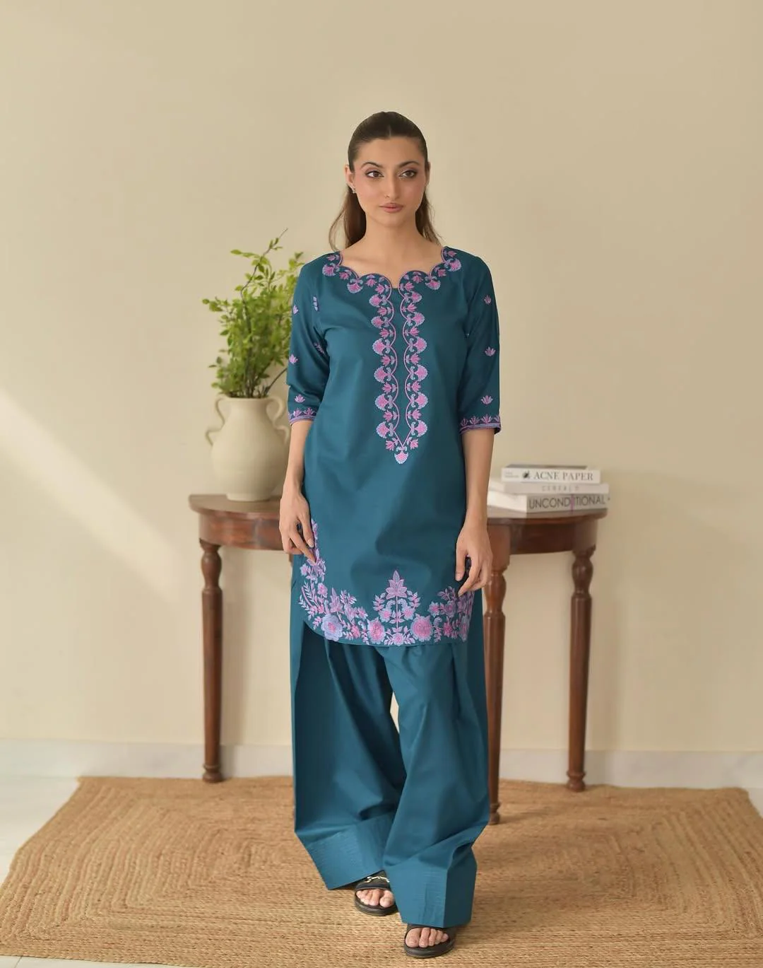 EZMA 3PC ( FARSHI SHALWAR ) - Image 5