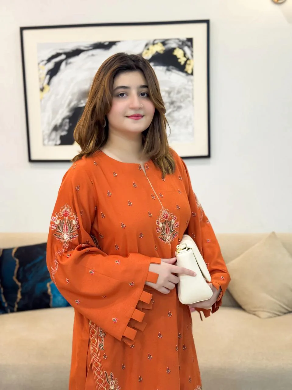 ZOBIA 2PC ( FARSHI SHALWAR ) - Image 5