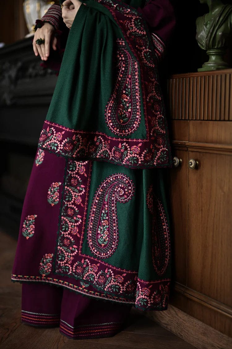 Hezlin Emb Shawl 3pc Set - Image 3