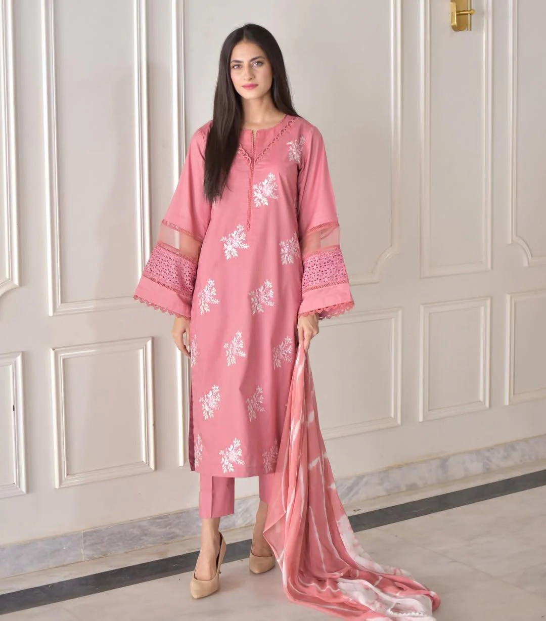 EID SPECIAL HORIYA LAWN CO-ORD SET - Image 5