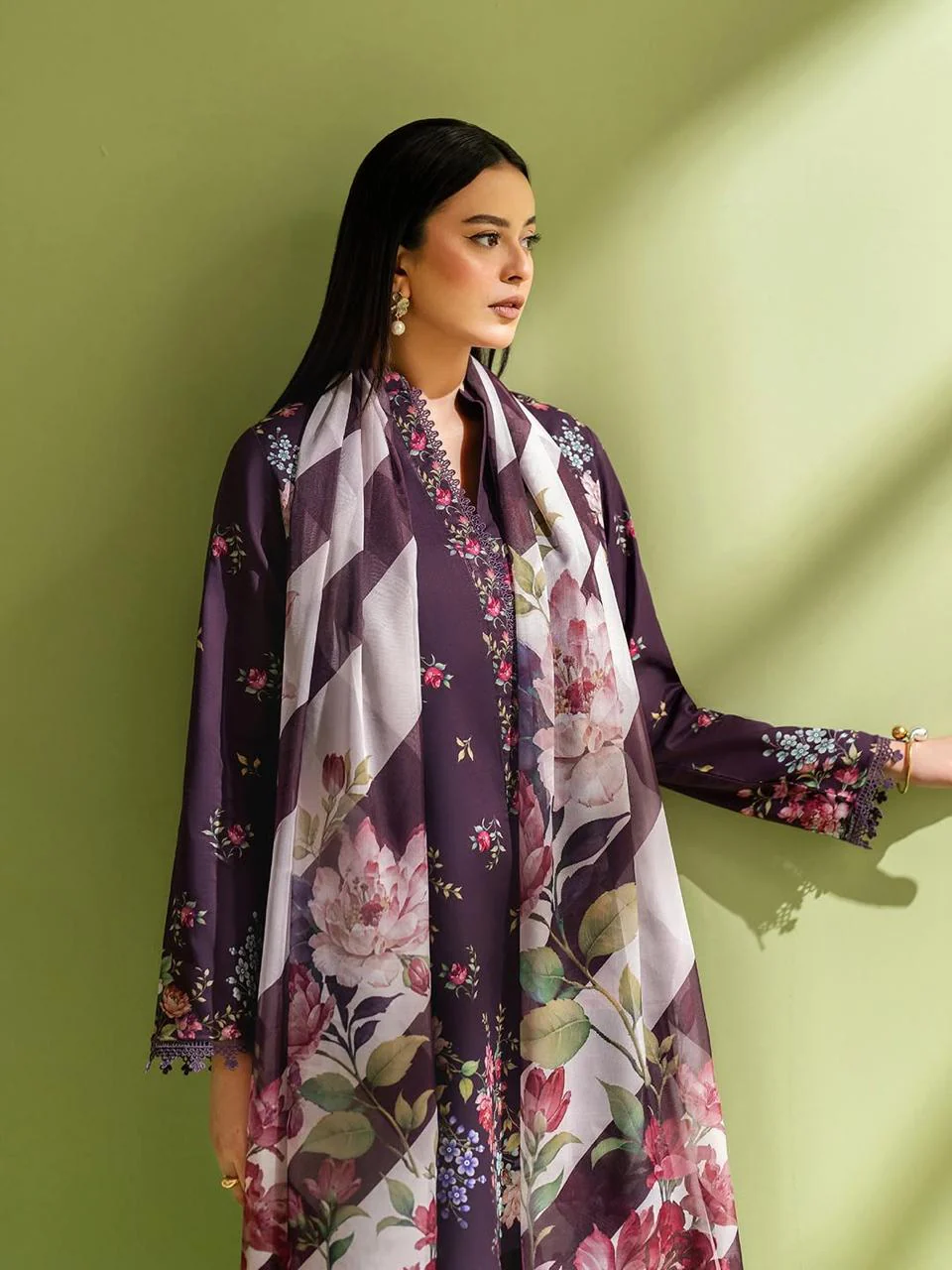 JAHAN DIGITAL 3PC ( FARSHI SHALWAR ) - Image 7