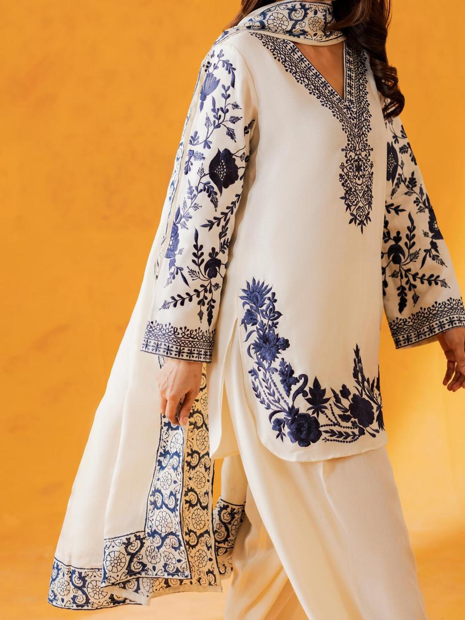 JORDAN 3PC ( FARSHI SHALWAR ) - Image 5