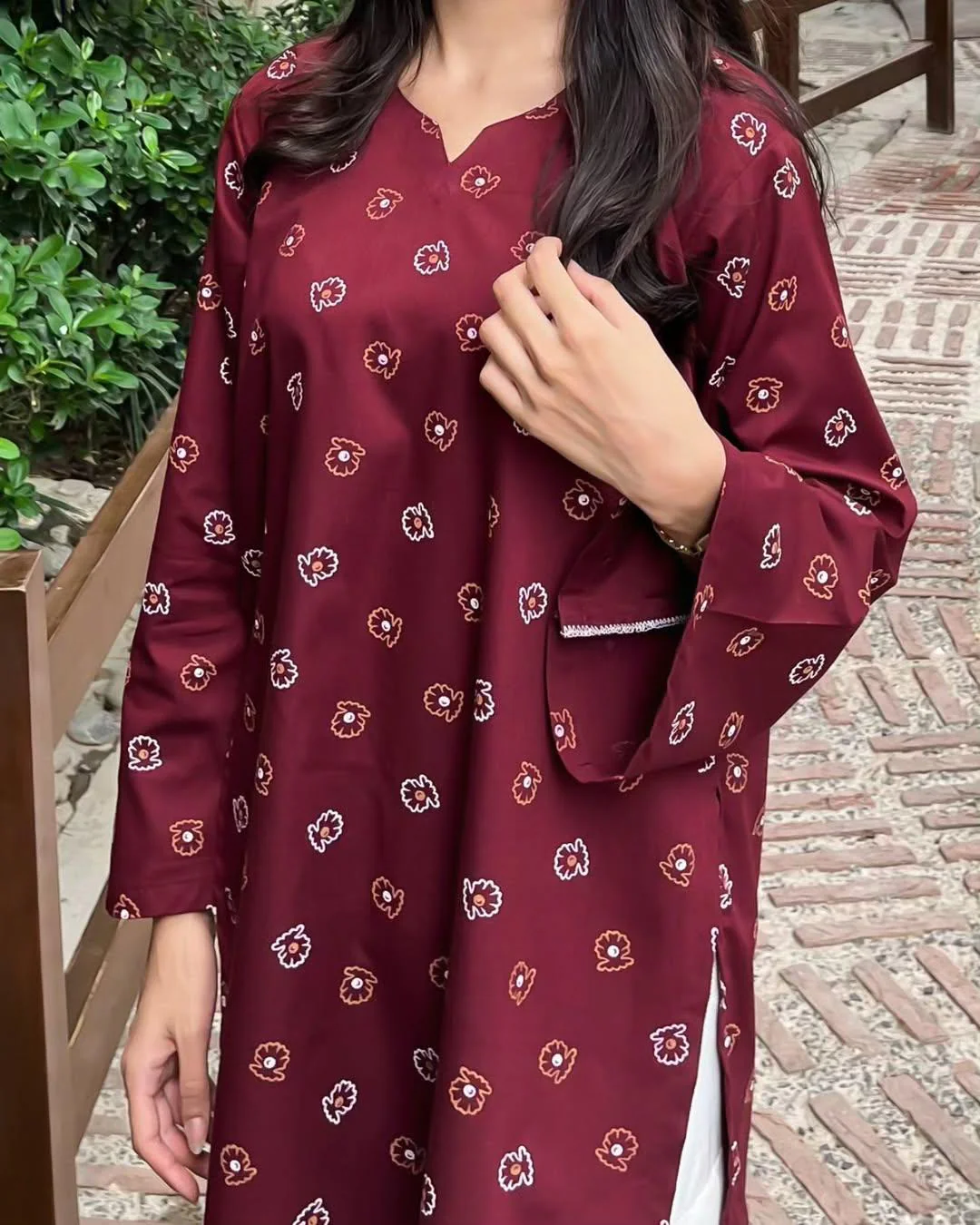 LAAL PARI CORD SET ( FARSHI SHALWAR ) - Image 2