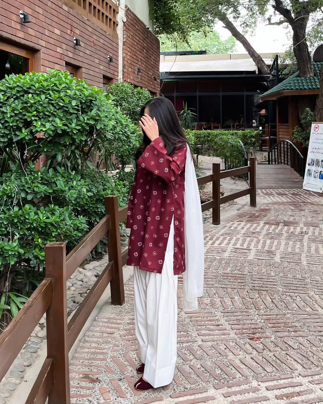 LAAL PARI CORD SET ( FARSHI SHALWAR ) - Image 5