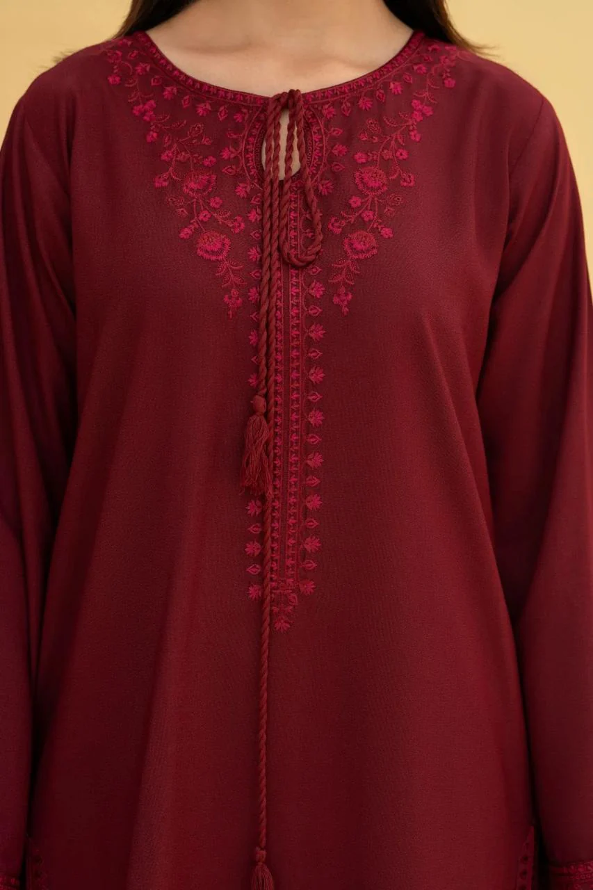 MEHERZA 3PC WITH SHAWAL ( FARSHI SHALWAR ) - Image 5