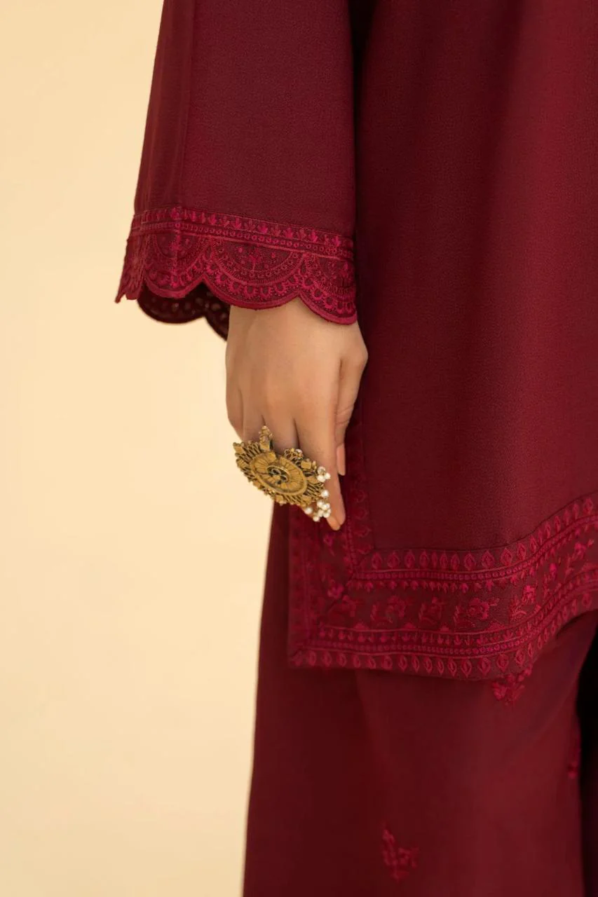 MEHERZA 3PC WITH SHAWAL ( FARSHI SHALWAR ) - Image 6