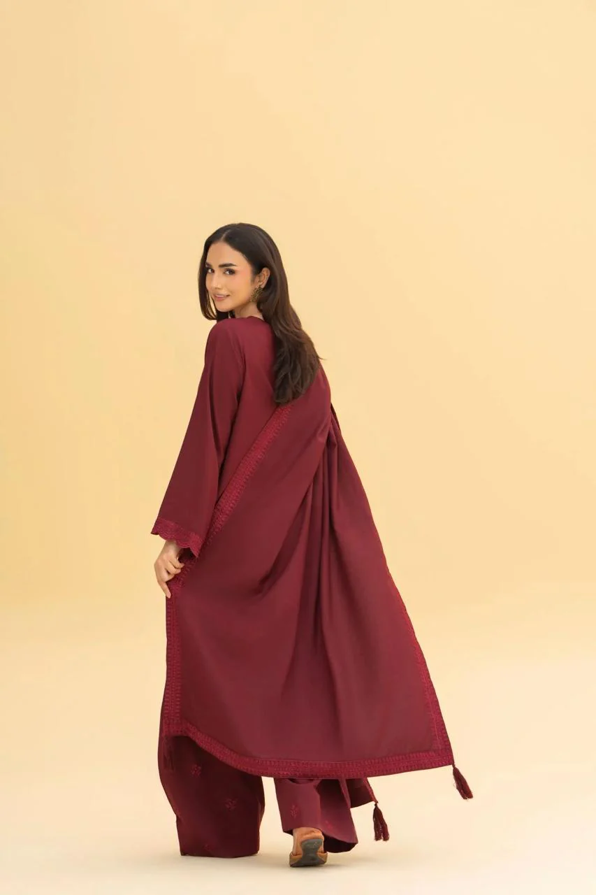 MEHERZA 3PC WITH SHAWAL ( FARSHI SHALWAR ) - Image 7